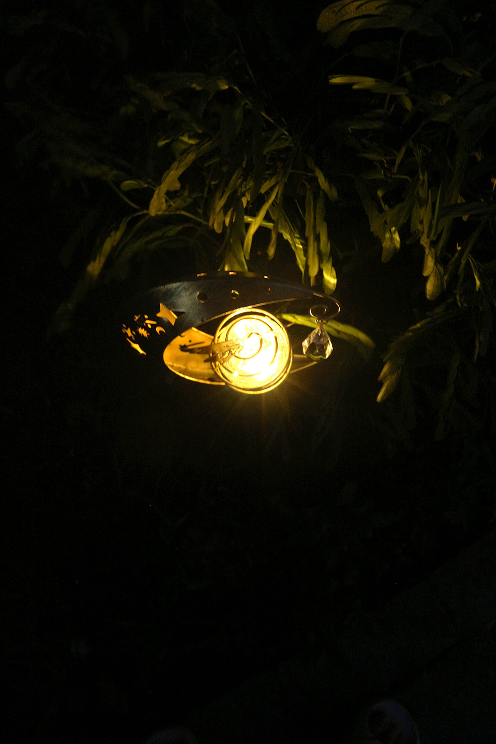 Enchanted Fairy & Crescent Moon Solar Garden Light